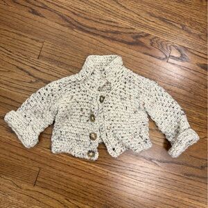 HANDMADE Knit Baby Sweater - 3-6 months